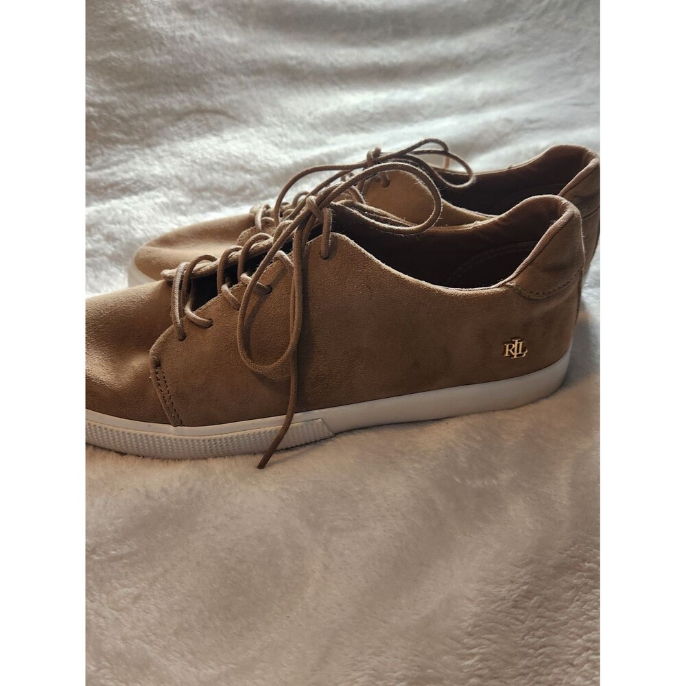 Lauren Ralph Lauren Joana III Suede Trainer Women's Size 10